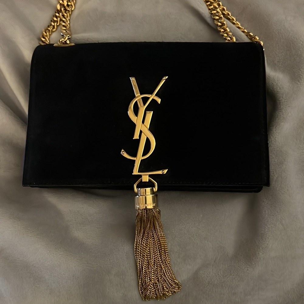 Saint Laurent suede mini Kate tassel bag! - Picture 2 of 16